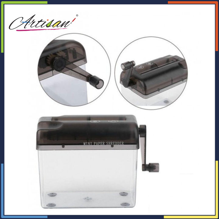 Artisn%20-%20A5%20Manual%20Paper%20Shredder%20(Strip%20Cut)%20-%20Transparent%20-%20Image%205
