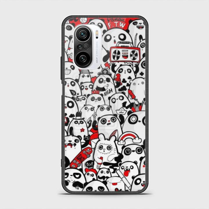 Xiaomi Redmi K40 Cover - SkinLee HQ Infinity Glass Case (Soft) - Panda Devin Art - SKINLEE-363-1-1012-725