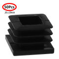 50Pcs Plastic Furniture Pads Anti Abrasion Table Desk Chair Leg Plugs Non Slip Furnishings Feet End Caps Covers Floor Protectors. 