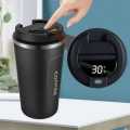 Smart Temperature-Control Travel Coffee Mug, Big Size 510ml - Stainless Steel, Multicolor. 