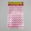 PINK ZIGZAG GOODY BAGS PACK OF 10 PINK THEME PARTY FAVORS GOODY BAGS. 