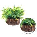 11.11 Flash Sale - Artificial Plant Basket With wooden Pot Decoration Piece -Green Best for Home and Office Decoration. 