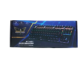 87 Key Metal Rim Wired Mechanical Gaming Keyboard, Blue Switch, 10 Backlight Modes, N-Key Rollover, Waterproof Mechanical Gaming Wired Keyboard RGB Blue Switch AntiGhosting RAPTURE KILO RGB Mechanical Gaming Keyboard, Compact wired keyboard, 87 keys. 