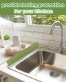 Sink Splash Guard in Kitchen Multicolour Silicone Prevents Water Splashing While Washing Dishes. 