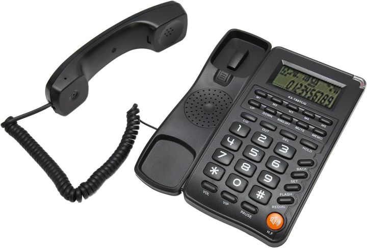 30%20Days%20Warranty%20Loud%20Speaker%20Telephone%20Set%20Landline%20Caller%20ID%20Display%20Desktop%20Home%20Hotel%20Wired%20Office%20Landline%20Telephone%20Phone%20LCD%20Display%20Screen%20Redial%20Flash%20and%20Pre%20Dialing%20Function%20Wall%20Mountable%20Black%20Or%20White%20-%20Image%208