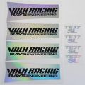 Wholesale JDM Car Wheel Stickers VOLK RACING RAYS TE37SL Fluorescent Reflective TE37 SL Sport Rim Sticker Decal Accessories. 