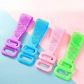 Silicone Bath Body Brush Scrubber Soft Rubbing High Quality Exfoliating Massage For Shower Cleaning Bathroom Strap Belt Back Wash Clean Scrub Magic Skin Scrubber Brush Home Remove Stains Tool Medical 70cm Flexible Loofah Friction Comfort Double Sided. 