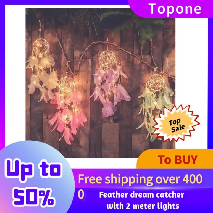 Dream Catcher,Chasing bright feather dreams for girls, practical birthday gifts, home decoration,Handmade  Feathers, Decor Great Gifts