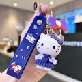 Kawaii Sanrio Keychain Cute Cartoon Hello Kitty Keychains KT Cat Car Key Ring Backpack Pendant Ornaments Jewelry Holiday Gifts. 