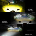 Original Shilan L19 LED Fog Light – 15W High/Low Beam | White & Yellow Projector Lens for Car & Motorcycle. 