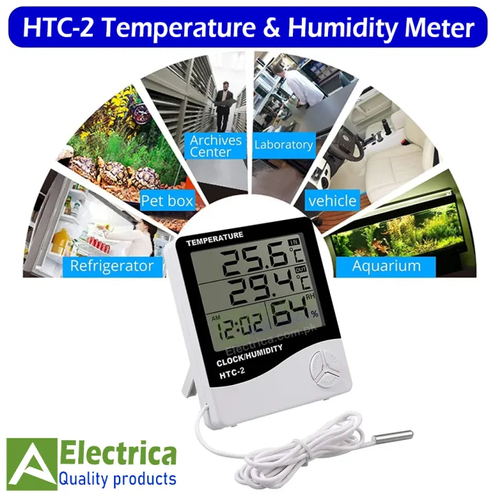 Digital%20HTC-1%20HTC-2%20HTC-2A%20LCD%20Indoor%20Outdoor%20Thermometer%20Hygrometer%20Temperature%20Humidity%20Meter%20%20Thermometer%20Tester%20With%20Clock%20HTC-1/2/2A%20by%20Electrica%20-%20Image%205