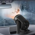 130W Car Heater Defroster Defogger 360° Rotary Safe Fast Heating Fan Long Distance and Large Range. 