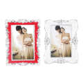 Decorative Picture Frame Desktop Photo Frame Display Beautiful Lace Design Stable with Back Stand for Office for Bedroom. 