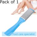 Hard and Dead Skin Removal Callus Remover Foot Scrubber (Random Color), Professional Double Sided Foot Scraper Steel for Pedicure Filler, Heel Rasp Exfoliator Foot Care Tool for Remove Corns, Rough Crack. 