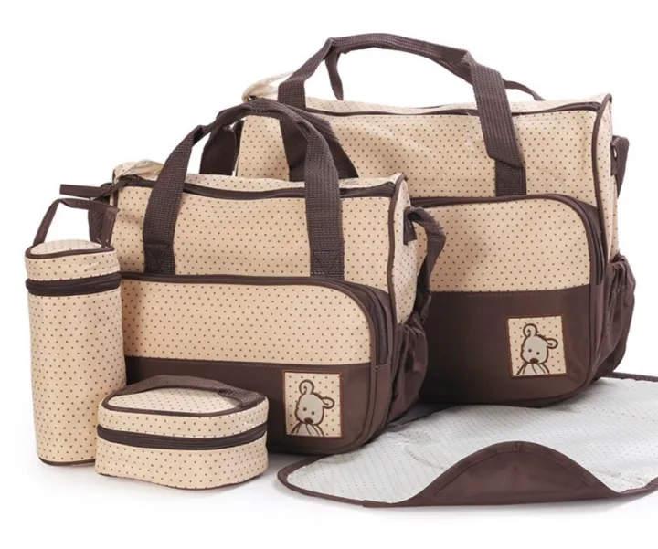 Good%20Quality%20Brand%20Multifunction%205%20Pieces%20Mother%20Mummy%20Maternity%20Nappy%20Bag%20-%20Image%203