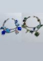 Bracelets of Double Chains, Charms, Beads | Elegant Bracelet With Extension | Unique Fashion Accessories | Beautiful and Lightweight Jewelry. 