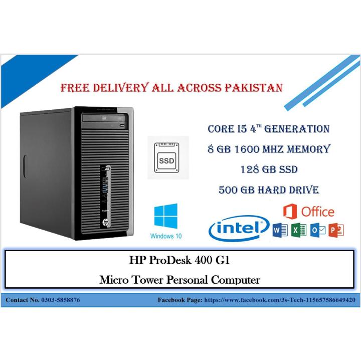 Core i5 4690 Gaming PC - Processor Upto 3.70 GHz - 4th Generation - 8GB RAM DDR3 - 500GB HDD - 128 GB SSD