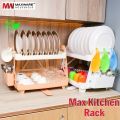 Kitchen Dish drying Rack for Efficient Drying Organization and storage with multiple slots and compartments to hold plates bowls glasses cutlery utensils and other Kitchenware max Kitchen Rack plate stand dish rack. 