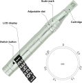 TBPHP Dermapen M1 Upgraded Electric Wireless Beauty Pen LCD Screen with 12 Replacement Cartridges (Silver). 