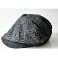 British Style Newsboy Cap Men Cotton Ascot Cap Beckham Khaki Male Spring Summer Vintage Brand New Octagonal Flat Cap. 