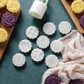 【HOT】 Mooncake Mold Cherry Blossom Flowers Sakura Pattern DIY Hand Press Mold Plungers Pastry Tools Mid-Autumn Festival. 