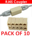 RJ45 Female Connector RJ 45 Coupler Extender Joinder Ethernet LAN Jointer. 