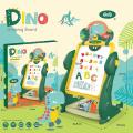 Dino Drawing Board ,Magnetic Dinosaur Colored Graffiti Erasable Stand Children’s Drawing Board , Children's Magnetic Drawing Board Magnetic Writing Board Colorful Doodles Home Erasable Stand Type Drawing Great Gift for Kids. 