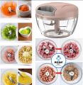 Manual Speedy Chopper Garlic Slicer Hand-power Food Blender Cutting Machine Shredder Gadget , Nuts crusher,kitchen gadgets,smart gadgets, ginger,onion etc paste maker and chopper, mini ,small,medium & large hand chopper. 