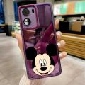 VIVO Y03 2024 Luxury Cute Mickey Mouse Casing Clear Candy Silicon Case Camera Protector Soft Case Cover. 