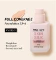 Miss Lara Skin Silk Serum Foundation – F12.5 | Natural Coverage, Hydrating & Long-Wear | 23ml Luminous Finish Makeup Base. 