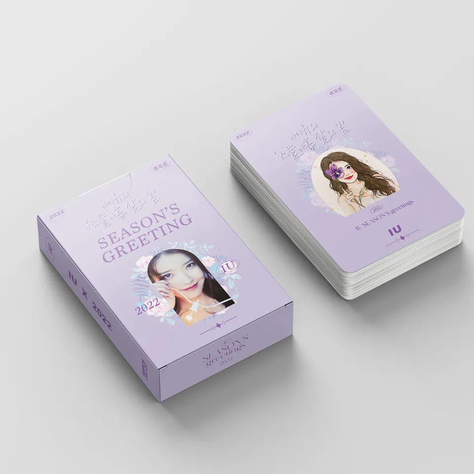 55Pcs/Set New Album LILAC Lomo Card IU Photocards KPOP