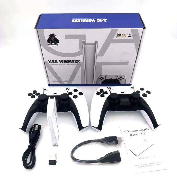 M15%20Game%20Stick%204K%20Video%20Game%20Console%20Retro%20Classic%20Games%202.4G%20Double%20Wireless%20Controller%20for%20PS1/GBA/SNES%20-%20Image%202