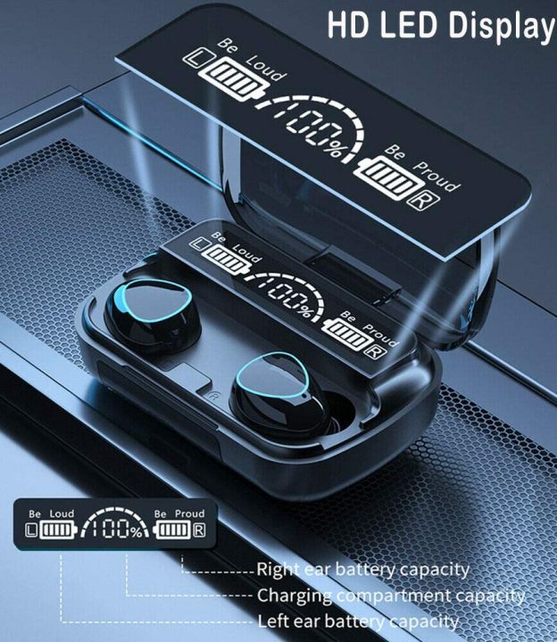 M10 tws wireless earbuds Bluetooth 5.1 Earphones Touch Control airpods