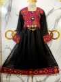 Traditional sindhi pathani and balochi frock handmade Embroidery full THREE piece Dress. 