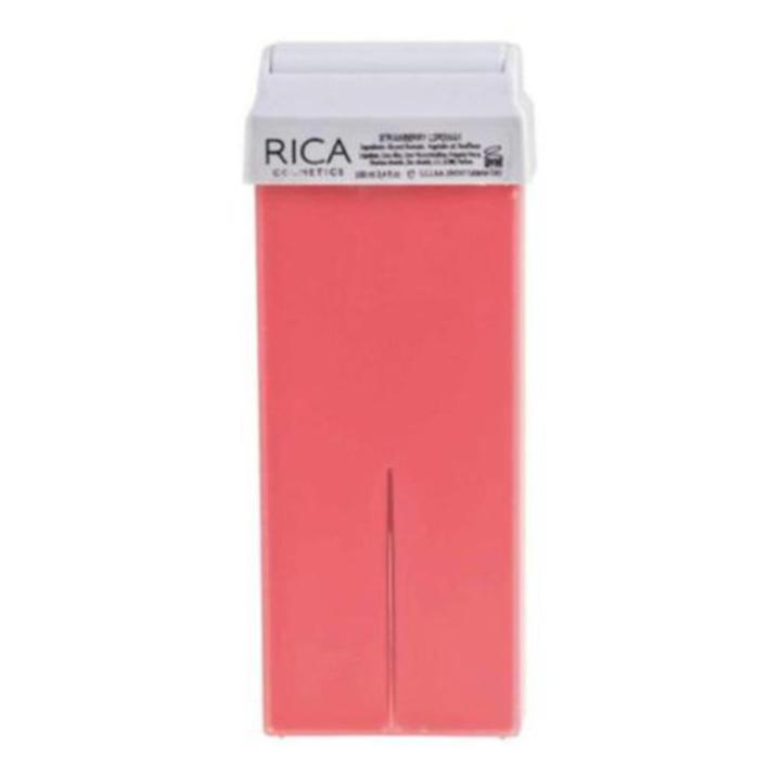 Rica Roll On Wax Refill - 100 ML Depilatory Waxing Refill for Women, for Sensitive Skin, Strawberry, Banana & Lemon Roll On Wax Kit for Larger Areas of the Body, Roller Waxing Hair Removal, at Home Waxing for Women and Men