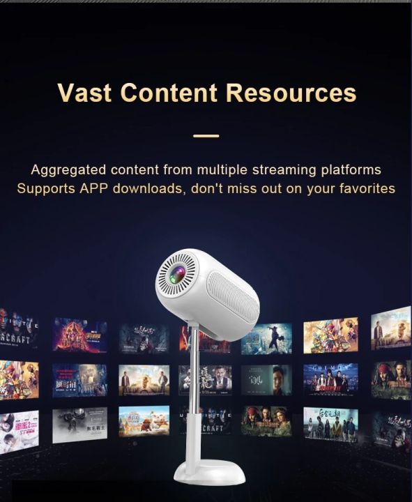 TS-6%20YJMOYE%20PORTABLE%20PROJECTOR%202GB+16GB%20ANDROID11.0%20SMART%20HD%204K%20MINI%20PROJECTORS%20GIMBAL%20COMES%20WITH%20HIDDEN%20LIFT%20-%20Image%203