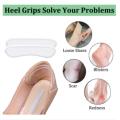 Gel Silicone Heel Grip Insole Foot Pad Care Protector Patch Pain Relief Liner Shoe. 