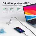 UGREEN 3A Fast Charging USB-A to USB-C Cable (0.25m-3m), Nylon Braided Type C Charger Cord for iPhone 16/15 Pro Max, Galaxy S25/S24 Ultra, Xiaomi 15 Pro (Durable & Tangle-Free). 