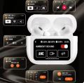 A9 Pro Touch Screen ANC/ENC Wireless Earbuds with Bluetooth 5.4, Double Noise Reduction, Bass Boosted Sound, and Long Battery Life for Android and iOS. 