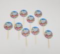 COCOMELON THEME CUPCAKE TOPPERS - PACK OF 10 CUPCAKE TOPPERS - COCOMELON CUPCAKE TOPPERS. 