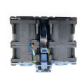 12V DC 1A Above Quadruple 4 Cooling Fan for PC, Processor, Laptop, Mobile, Peltier - High Speed 4 Cooling Fan - Size 90x80x40mm. 