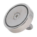 High Power Magnet, Super Fishing Magnet Powerful with Ring for Pulling Lifting. 