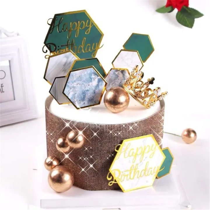 1PC%20Mini%20Crown%20Cake%20Topper/%20Romantic%20Pearl%20Garland/%20Birthday%20Wedding%20Engagement%20Cake%20Decoration%20-%20Image%207