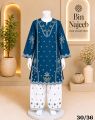 Bin Najeeb Kids Embroidered 2 Piece Suit Embroidered Kurti & Trouser. 
