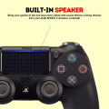 【Premium】 DualShock 4 Wireless PS4 Controller ~ Bluetooth PlayStation 4 Controller ~ JoyStick JoyPad GamePad Remote Gaming Controller for PS4, PC, Laptop, Computer, Mobile, Android TV Box, Windows 7/8/10/11 XP & Vista, Android, iOS ~ By FunBug. 