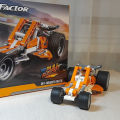 Decool Technology Building Blocks: Off-Road Racing Mecfactor: Powered Pullback Buggy Technic Series, Creative Racing Car Toys Early Educational Buildings Block Playset, Technical Series Super Racing Sport Car Vehicale Model For Boys Code: 3804. 