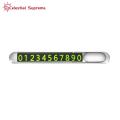 Magnetic Number Stickers for Cars Easy Install Glowing Magnetic Phone Number Plate for Car Park Temporary Parking Number Card with Stickers Buyers' Choice Temporary Parking Number Plate. 