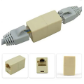 RJ45 Ethernet Cable Joiner LAN Cable Connecter Coupler Adapter 8Pins Telephone Line Internet Cable RJ45 Connecter. 