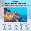 4K 120M HDMI KVM Extender Transmitter Receiver Over Cat5/5e/Cat6 Rj45 Ethernet Cable Support USB Mouse Keyboard Touch Screen. 