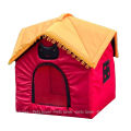 Umbrella shape Soft Pet Indoor House for Cats & Puppies (Size = S, M, L, XL ) with zip door. 